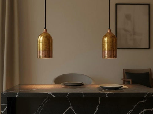Antique Brass Cylinder Pendant Light, Handmade Moroccan Brass Kitchen Island Hanging Lamp, Rustic Gold Brass Chandelier, Boho Farmhouse Ceiling Light Fixture