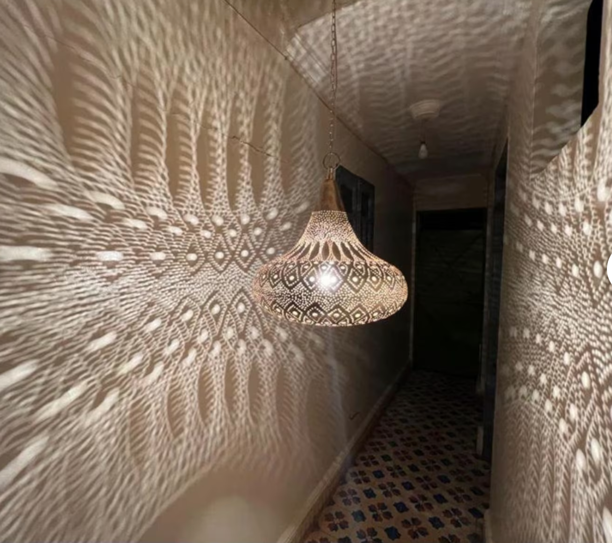 Exquisite Handcrafted Moroccan Brass Pendant Light | Perfect Pendant Lighting for Home Décor
