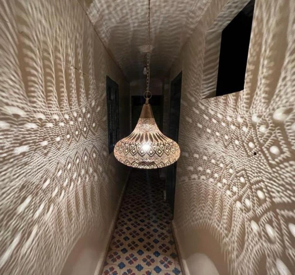 Exquisite Handcrafted Moroccan Brass Pendant Light | Perfect Pendant Lighting for Home Décor