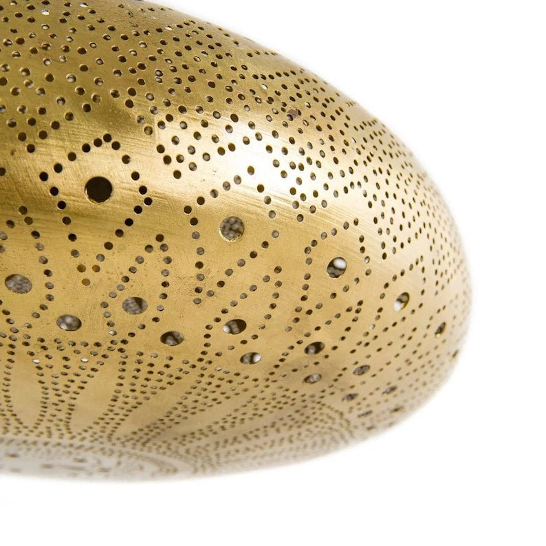 Moroccan Hanging Chandelier - Brass Pendant Light, Moroccan Light Fixtures, Moroccan Lantern