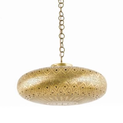 Moroccan Hanging Chandelier - Brass Pendant Light, Moroccan Light Fixtures, Moroccan Lantern