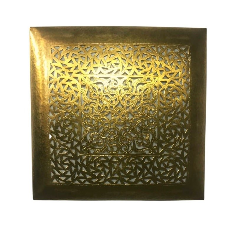 Luxurious Moroccan Wall Lamp - 100% Handmade Antique Brass Sconce for Elegant Oriental Lighting