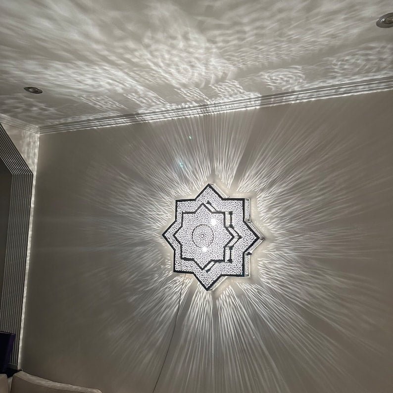 Moroccan Brass Sconce Lighting – Copper, Silver, and Bronze Wall Lamps