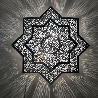 Moroccan Eight-Point Star Wall Sconce
