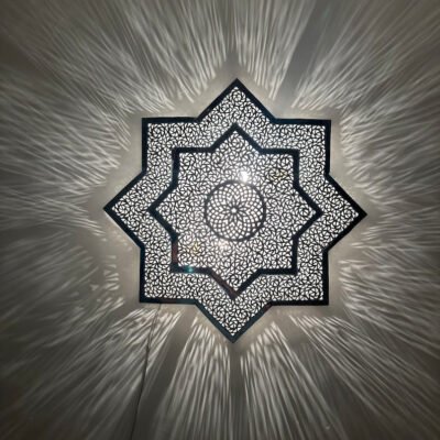 Moroccan Brass Sconce Lighting – Copper, Silver, and Bronze Wall Lamps