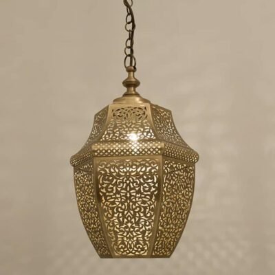 Handcrafted Moroccan Style Brass Pendant Light Handcrafted Moroccan Style Brass Pendant Light