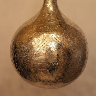 Handcrafted Moroccan Style Brass Pendant Light: Unique Handmade Hanging Lamp Your Home