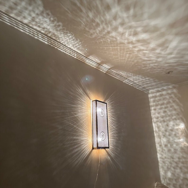 Moroccan Brass Wall Lamp β Customizable Gold, Bronze, Copper, Black, or Silver Sconce Moroccan Brass Wall Lamp β Customizable Gold, Bronze, Copper, Black, or Silver Sconce