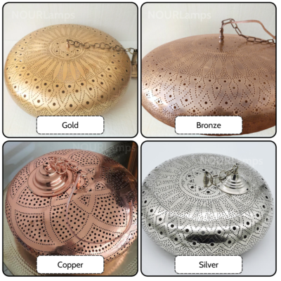 Handcrafted Moroccan Brass Ceiling Lamp β Shadow Casting Pendant Light Handcrafted Moroccan Brass Ceiling Lamp β Shadow Casting Pendant Light