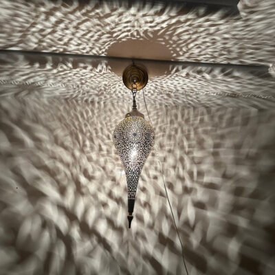 Handmade Moroccan Brass Teardrop Wall Lamp β Pierced Shadow Light Fixture Handmade Moroccan Brass Teardrop Wall Lamp β Pierced Shadow Light Fixture