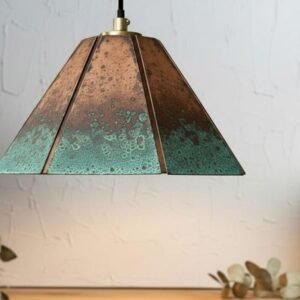 products-Boho2-300x300 Green Patina Copper Pyramid Pendant Light – Geometric Shade