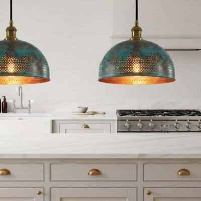 Hammered Copper Dome Pendant Light: Moroccan Boho Lighting Hammered Copper Dome Pendant Light: Moroccan Boho Lighting