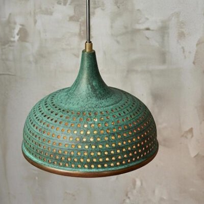 Handcrafted Copper Dome Pendant Light: Moroccan Rustic Chandelier Handcrafted Copper Dome Pendant Light: Moroccan Rustic Chandelier