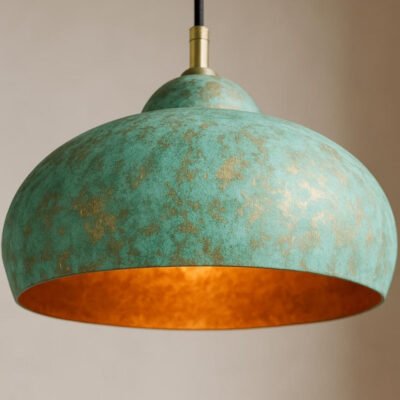 Oxidized Copper Pendant Light β Green Patina Brass Ceiling Lamp, Handmade Kitchen Island Lighting, Rustic Dining Room Decor Oxidized Copper Pendant Light β Green Patina Brass Ceiling Lamp, Handmade Kitchen Island Lighting, Rustic Dining Room Decor