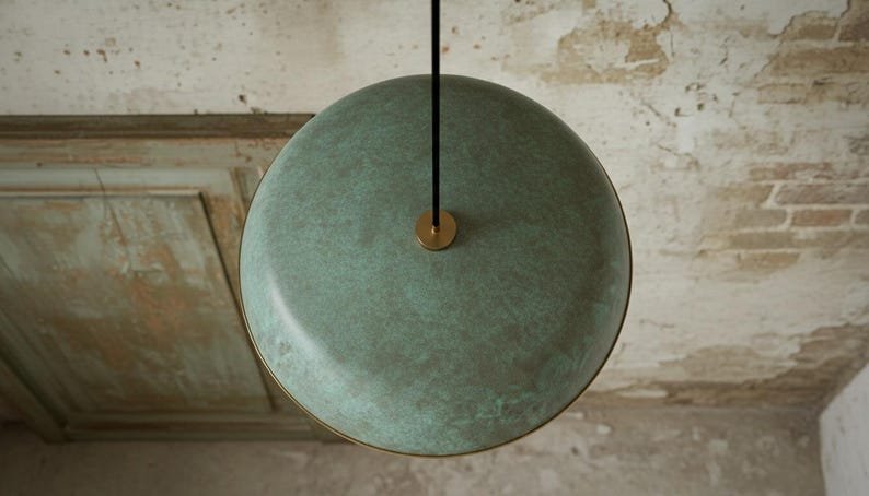 Copper Dome Lamp Patina, Patina Rustic Hanging Lamp, Handmade Green Patina Light, Dining Room Light Fixture, Bohemian Home Decor Copper Dome Lamp Patina, Patina Rustic Hanging Lamp, Handmade Green Patina Light, Dining Room Light Fixture, Bohemian Home Decor