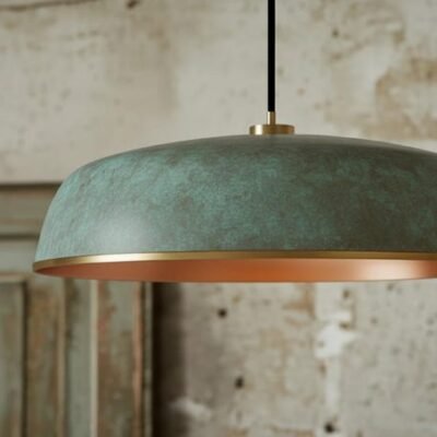 Copper Dome Lamp Patina, Patina Rustic Hanging Lamp, Handmade Green Patina Light, Dining Room Light Fixture, Bohemian Home Decor Copper Dome Lamp Patina, Patina Rustic Hanging Lamp, Handmade Green Patina Light, Dining Room Light Fixture, Bohemian Home Decor