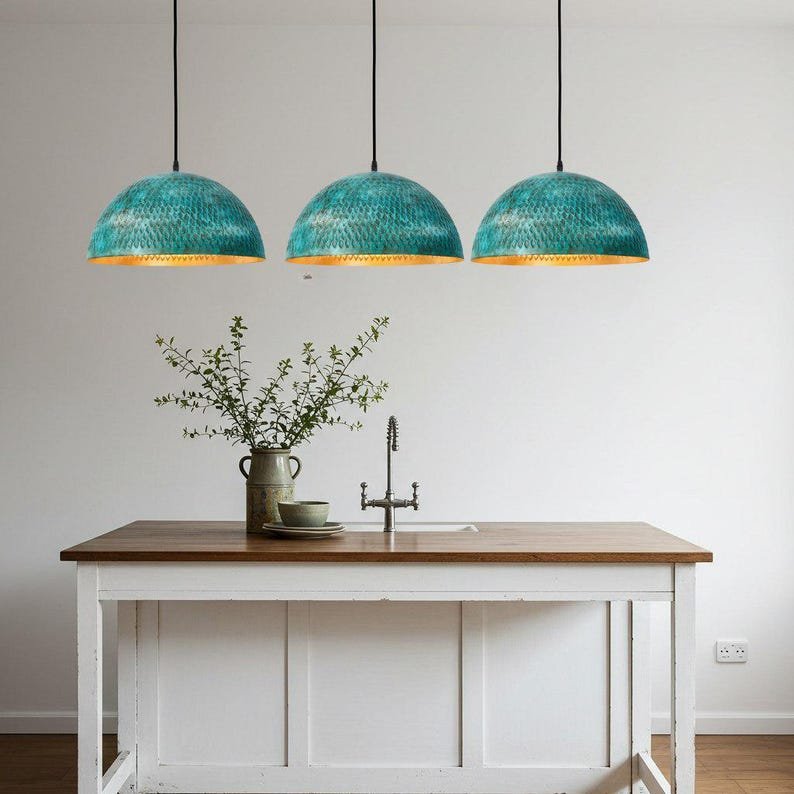 Set of 2 Oxidized pendant Copper Patina Light,Copper Patina Lamp, Hanging Pendant Lighting, Kitchen Island Lighting, Ceiling Light Fixture Set of 2 Oxidized pendant Copper Patina Light,Copper Patina Lamp, Hanging Pendant Lighting, Kitchen Island Lighting, Ceiling Light Fixture