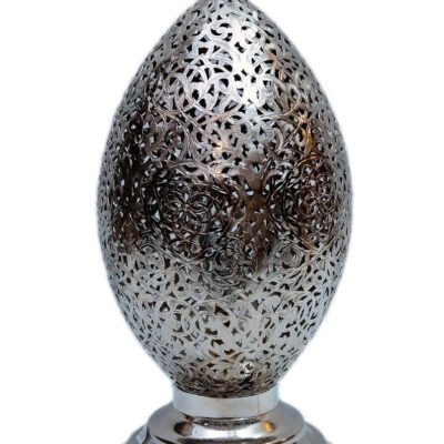 Handmade Moroccan Brass Table Lamp: Home Decor Lighting