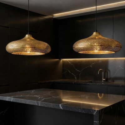 Handmade Moroccan Brass Pendant Light: Dome Ceiling Lamp, Kitchen Island Lighting Handmade Moroccan Brass Pendant Light: Dome Ceiling Lamp, Kitchen Island Lighting