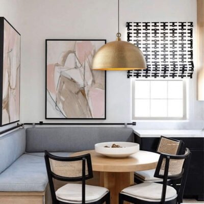 MCM Gold Dome Pendant Light β Hammered Brass Kitchen Island Lamp MCM Gold Dome Pendant Light β Hammered Brass Kitchen Island Lamp