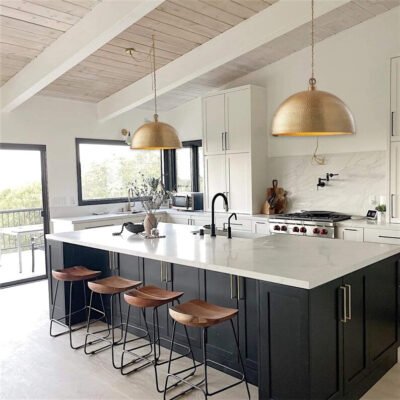 MCM Gold Dome Pendant Light β Hammered Brass Kitchen Island Lamp MCM Gold Dome Pendant Light β Hammered Brass Kitchen Island Lamp