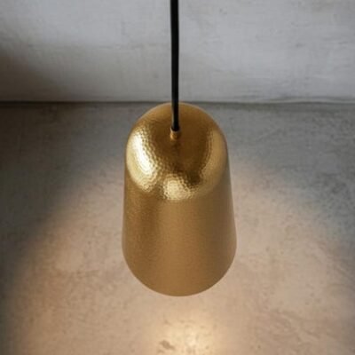 Hammered Copper Pendant Light: Moroccan Boho Style Ceiling Lamp Hammered Copper Pendant Light: Moroccan Boho Style Ceiling Lamp