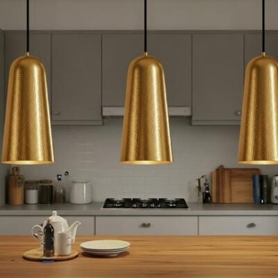 Hammered Copper Pendant Light: Moroccan Boho Style Ceiling Lamp Hammered Copper Pendant Light: Moroccan Boho Style Ceiling Lamp