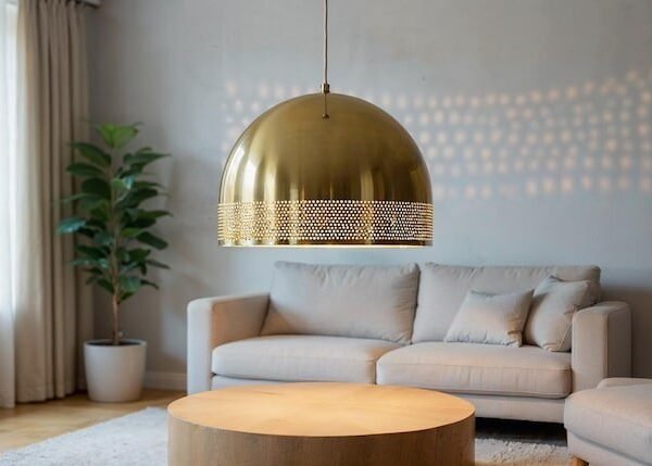 Moroccan Brass Rectangle Wall Sconce Handmade Shadow Casting Lamp