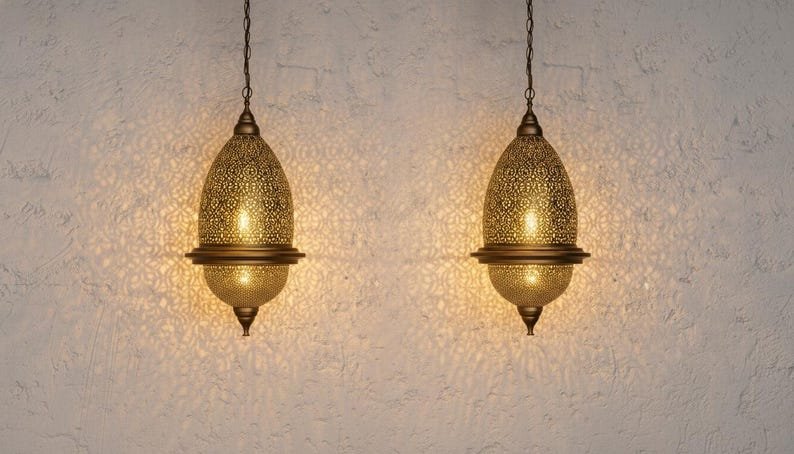 Brass Lamp , Moroccan pendant light,Ceiling Light, Moroccan pendant fixtures , Hanging Lamp , Lampshades Lighting New Home Decor Lighting