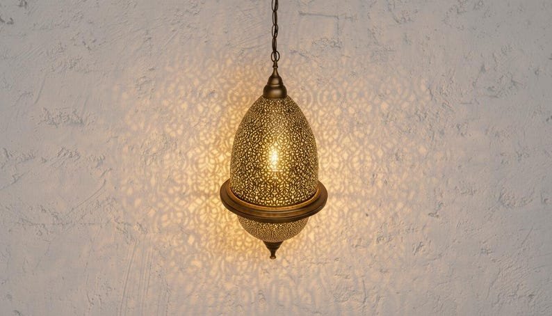Brass Lamp , Moroccan pendant light,Ceiling Light, Moroccan pendant fixtures , Hanging Lamp , Lampshades Lighting New Home Decor Lighting