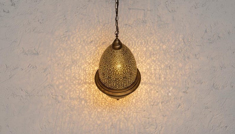 Brass Lamp , Moroccan pendant light,Ceiling Light, Moroccan pendant fixtures , Hanging Lamp , Lampshades Lighting New Home Decor Lighting