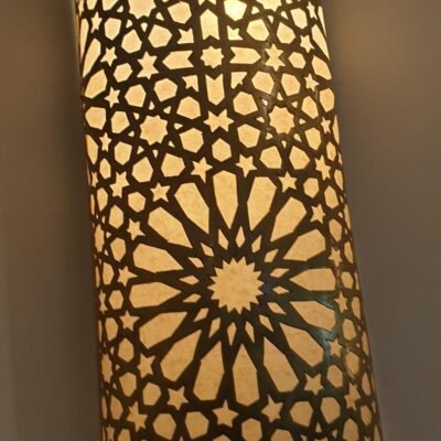 Moroccan Brass Wall Sconce Light Handmade Lantern Wall Lamp | Moorish Home Lighting Fixture | Oriental Brass Wall Decor