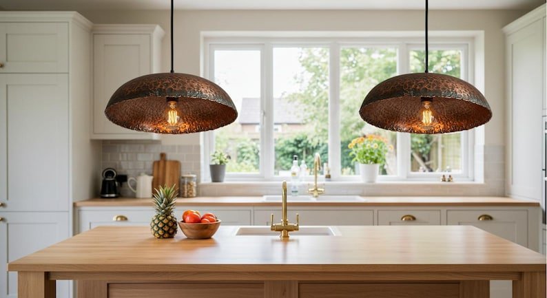 Copper Oxidized Island Kitchen Lighting , Copper Ceiling Dome Pendant Lamp Lighting , verdigris copper island lighting, Pendant Light Fixtur Copper Oxidized Island Kitchen Lighting , Copper Ceiling Dome Pendant Lamp Lighting , verdigris copper island lighting, Pendant Light Fixtur