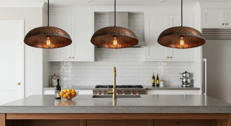 Copper Oxidized Island Kitchen Lighting , Copper Ceiling Dome Pendant Lamp Lighting , verdigris copper island lighting, Pendant Light Fixtur Copper Oxidized Island Kitchen Lighting , Copper Ceiling Dome Pendant Lamp Lighting , verdigris copper island lighting, Pendant Light Fixtur