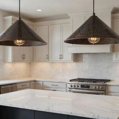 Handcrafted Patina Copper Dome Pendant Light: Rustic Moroccan Lighting