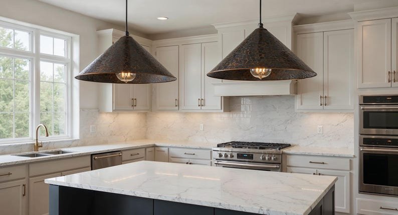 Handcrafted Patina Copper Dome Pendant Light: Rustic Moroccan Lighting