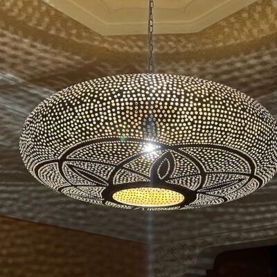 Handcrafted Moroccan Brass Pendant Light