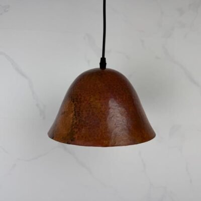 Handmade Hammered Copper Dome Pendant Light - Rustic Industrial Style Handmade Hammered Copper Dome Pendant Light - Rustic Industrial Style