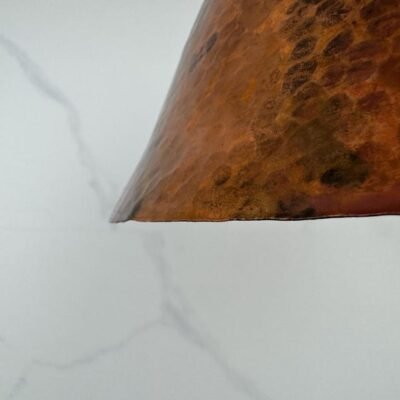 Handmade Hammered Copper Dome Pendant Light - Rustic Industrial Style Handmade Hammered Copper Dome Pendant Light - Rustic Industrial Style