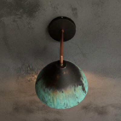 Industrial Copper Wall Light, Handmade Rustic Wall Sconce Lighting, Oxidized Copper Lamp, Farmhouse Wall Lighting, Lamp Wall Sconce Fixture