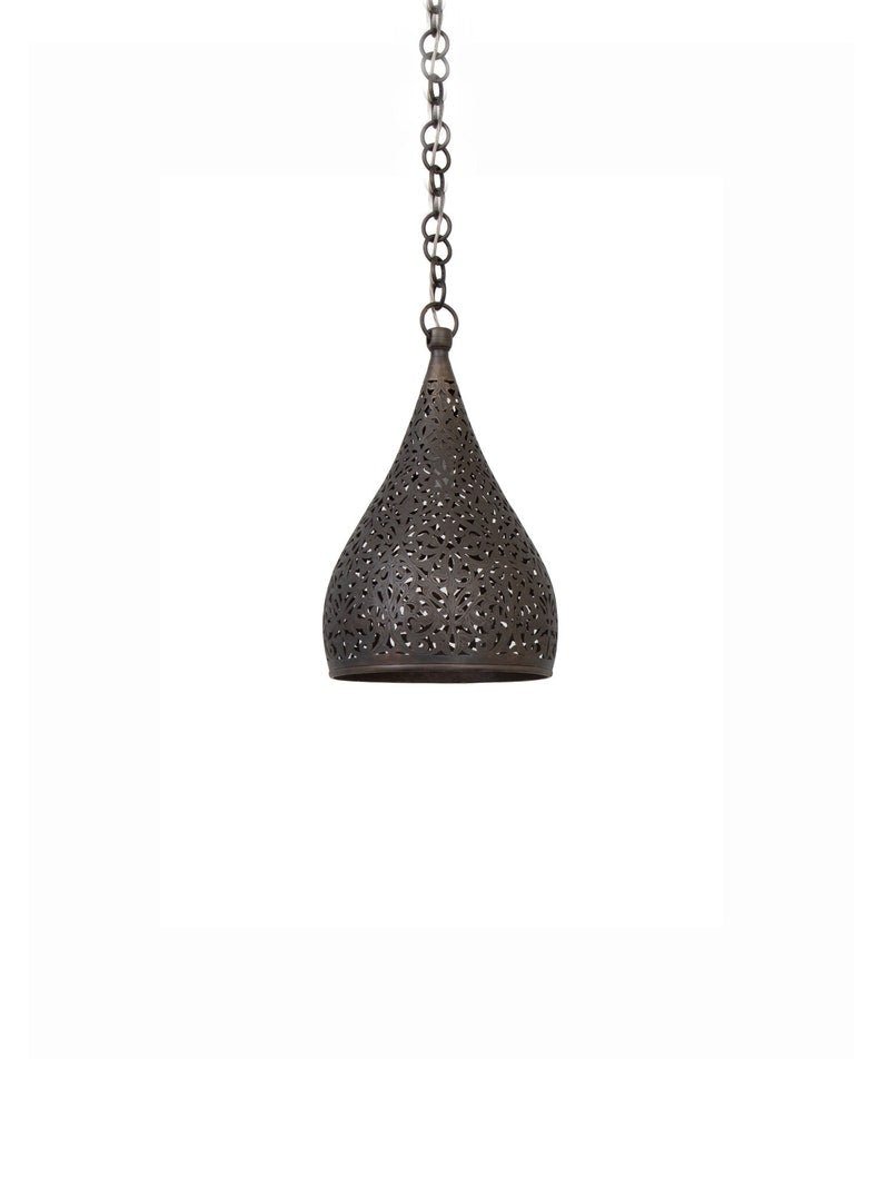 Pendant light, brass pendant light, Moroccan Brass Pendant Light, Moroccan Light Fixtures, Simple Moroccan pendant lamp
