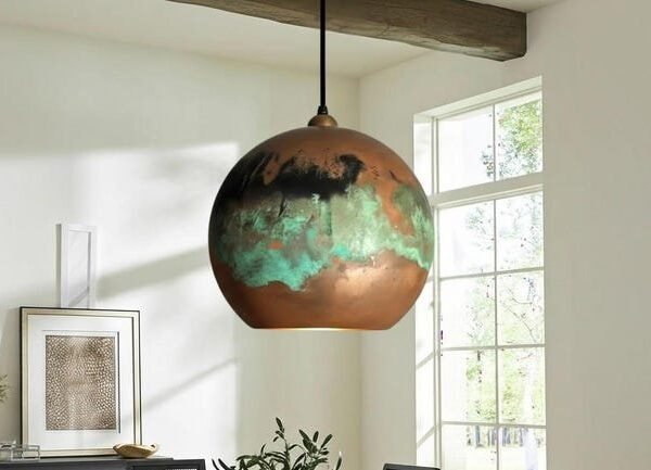 products-diamond-cut2 Green Patina Perforated Cone Pendant Light Starry Moroccan Ceiling Lamp