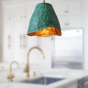products-eleganceandearthycharm2-300x300 Handmade Oxidized Copper Dome Pendant Light: Farmhouse Kitchen Lighting