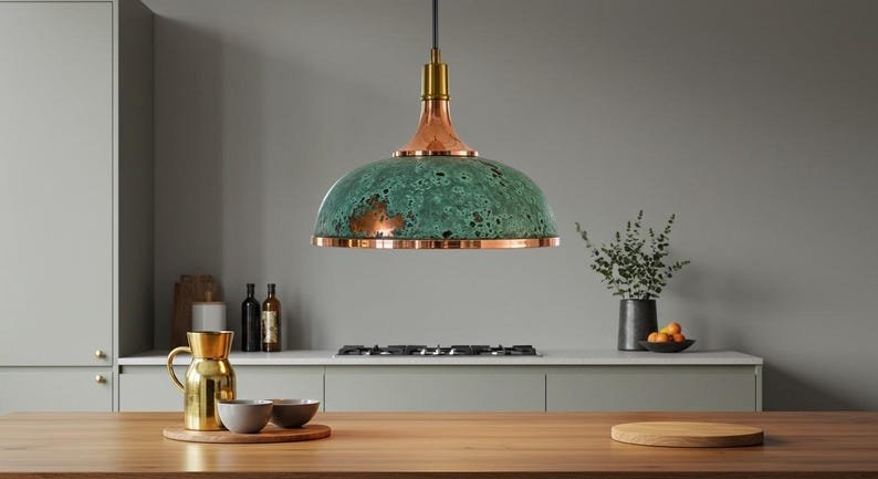 products-il_794xN.6927049698_5ty6 Green Patina Copper Dome Pendant