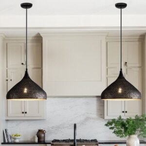 products-lightforkitchenislandhanginglamp3-300x300 Black Perforated Dome Pendant Light Modern Kitchen Island Hanging Lamp