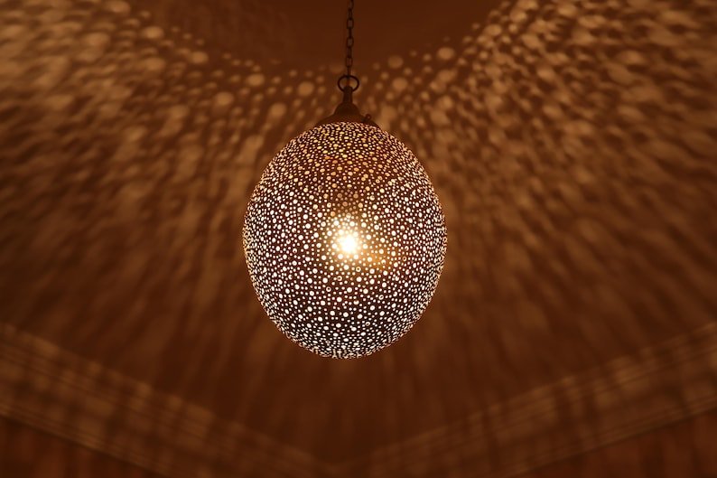 Moroccan Brass Teardrop Pendant Light β Handmade Pierced Lantern, Boho Ceiling Lamp, Arabic Shadow Lighting, Kitchen or Bedroom Fixture Moroccan Brass Teardrop Pendant Light β Handmade Pierced Lantern, Boho Ceiling Lamp, Arabic Shadow Lighting, Kitchen or Bedroom Fixture