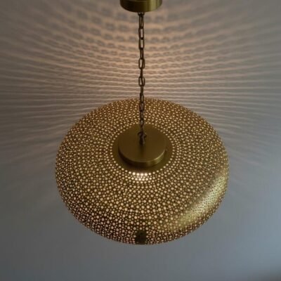 Handmade Moroccan Brass Pendant Lamp: Boho Chandelier Lighting Handmade Moroccan Brass Pendant Lamp: Boho Chandelier Lighting