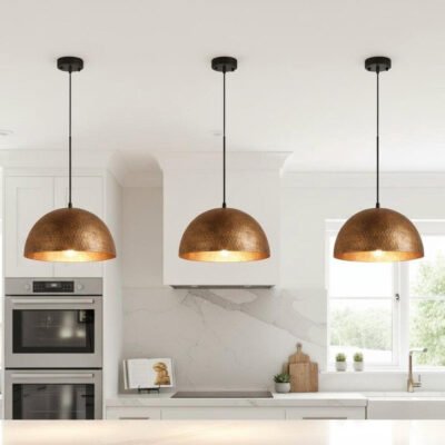 Handmade Hammered Brass Dome Pendant Light β Modern Brass Ceiling Lamp, Boho Kitchen Island Lighting customized Handmade Hammered Brass Dome Pendant Light β Modern Brass Ceiling Lamp, Boho Kitchen Island Lighting customized