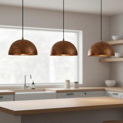 Handmade Hammered Brass Dome Pendant Light β Modern Brass Ceiling Lamp, Boho Kitchen Island Lighting customized Handmade Hammered Brass Dome Pendant Light β Modern Brass Ceiling Lamp, Boho Kitchen Island Lighting customized