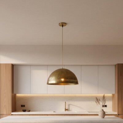 Handmade Moroccan Brass Dome Pendant Light: Boho Rustic Ceiling Light β Duty Free Handmade Moroccan Brass Dome Pendant Light: Boho Rustic Ceiling Light β Duty Free